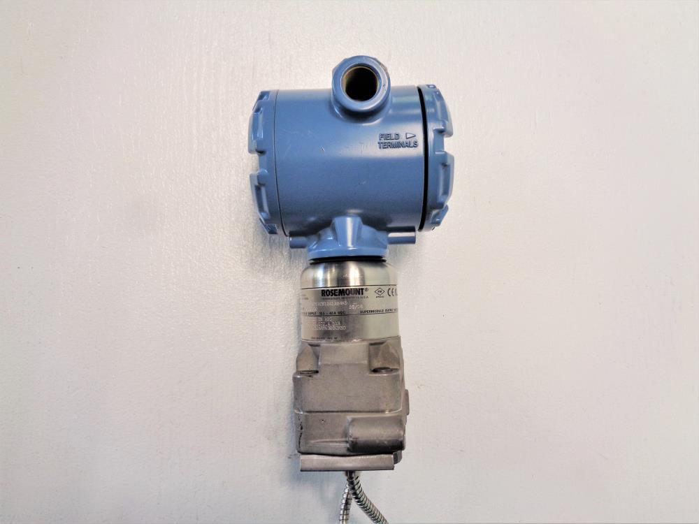 Rosemount Pressure Transmitter w/ Diaphragm Seals 3051S2CD2A2B12A1AB4K5